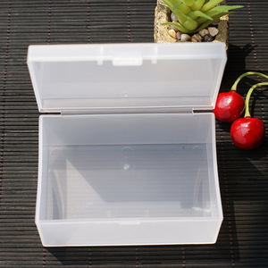 Travel First Aid Medicine Box Small Rectangular Plastic Storage Container With Lid For Portable Medical Kit Use - Product Image 1