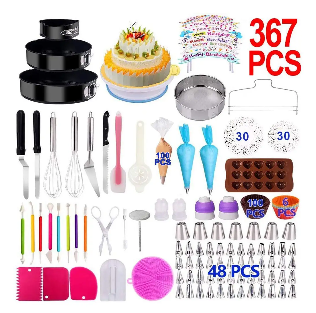 5 unidades de boquillas para pasteles kit de boquillas para pasteles herramienta de bricolaje para magdalenas Herramientas para decoración de tartas
