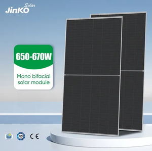 แผงโซลาร์เซลล์แบบสองหน้า รุ่น Jkm650-670n-66ql6-Bdv กำลังไฟ 650W 660W 665W 670W เทคโนโลยีล่าสุด พร้อมกระจกสองชั้น ขายส่ง - Product Image 1