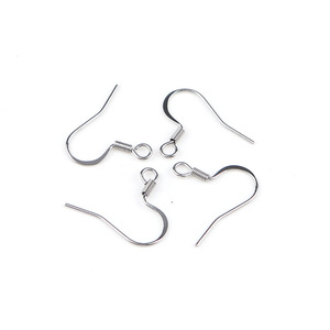 ตะขอเกี่ยวหูแบบแบนสแตนเลส 17x16 มม. สำหรับทำต่างหู อุปกรณ์ทำเครื่องประดับ ชิ้นส่วนประกอบ DIY อุปกรณ์เสริมต่างหู - Product Image 2