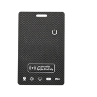 Localisateur de portefeuille AirTag : Trouvez mon appareil, clés, cartes anti-perte, traceur mondial compatible avec Apple iPhone