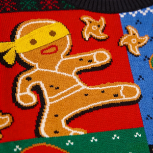 <span class=keywords><strong>Pull</strong></span> de Noël amusant, motif Bonhomme en pain d'épices, Ninja, Pirate, Père Noël, vente en gros OEM, <span class=keywords><strong>pull</strong></span> tricoté pour hommes et femmes, idéal pour les fêtes de Noël - Product Image 4