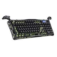 Teclado Mecánico Inalámbrico para Juegos GravaStar Mercury K98 Pro, 98% Inalámbrico, Doble Interruptor UFO con Frecuencia de Sondeo de 8K, Pantalla TFT, Gasket, 8000mAh