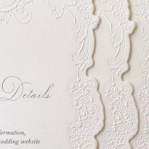 사용자 정의 3D 양각 고급 청첩장 카드 종이 릴리프 3D 사용자 정의 초대장 - Product Image 2