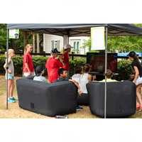 Fauteuils gonflables avec pompe à air électrique, chaise gonflable pliable, canapé gonflable portable pour événements