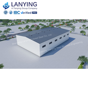 Thép bền kho không thấm nước prefab kho thép kho với bảng điều khiển cách nhiệt Giá nhà máy bán buôn - Product Image 5