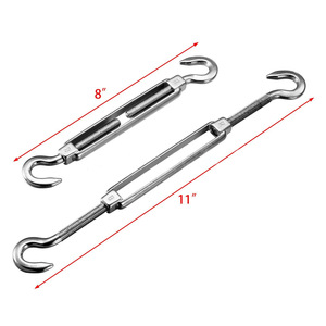 Support de fixation à ressort en acier inoxydable pour corde de protection solaire ou de bâche - Product Image 3