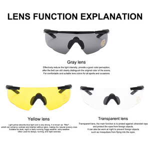 Quảng Châu nhà máy sản xuất 3 PC ống kính có thể tháo rời chân đa Màu ống kính để thay thế chiến thuật Kính đạn đạo - Product Image 5