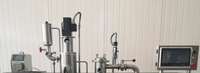 Peralatan Pemisah Distilasi Molekuler untuk Industri Kimia 380V 10KW 1000-1500 Kapasitas 200RPM Kecepatan Pengaturan 1 Tahun
