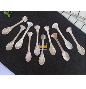 Cuchara Artesanal Moderna y Ecológica de Concha Marina con Madreperla Natural para Helado y Caviar, Ideal para Regalos de Fiesta - Product Image 6