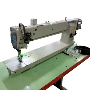 Máquina de coser totalmente automática Equipaje de cuero Máquina síncrona Computadora Máquina de coser industrial síncrona para automóvil