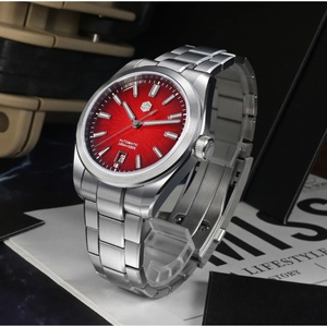Montre San Martin 36 mm SN0144GS « JianZhan » Gada, mouvement Miyota 9015, design original, style chinois, montre automatique mécanique pour homme. - Product Image 3