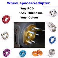 Entretoises de roue en alliage d'aluminium anodisé TST4X4 pour Peugeot 206/207/208 Citroën C2/C3/C4, adaptateur 4x108, épaisseur 25-50 mm