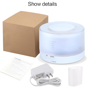 電気500ml超音波アロマディフューザースピーカー用LEDライト & リモコン-ホーム & オフィス用空気加湿器 - Product Image 6