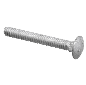 สลักเกลียวเหล็กชุบสังกะสีแบบจุ่มร้อน QUAN PHAM ชนิดคอเหลี่ยม ขนาด 3/8 นิ้ว x 8 นิ้ว มาตรฐาน ANSI C135.1 CAO 7096 คุณภาพสูงสำหรับงานหนัก - Product Image 1