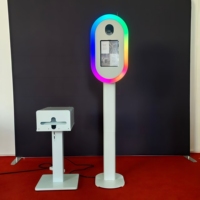 Nouveau support d'imprimante pour photomaton iPad avec vis manuelle, écran LCD pour photomaton iPad 12,9 pouces avec flight case pour événements