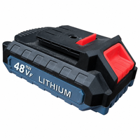 Batterie Li-ion en plastique 21V 48VF pour perceuse sans fil avec indicateur LED et BMS 5 cellules