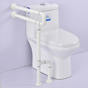 Barre d'appui en acier inoxydable Weifan en forme de U pour salle de bain, toilettes, accès accessible, antidérapante, fixation au sol - Product Image 2
