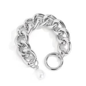 Collar de moda con cadena dorada y gotas de perlas para mujer, joyería para fiestas. - Product Image 5
