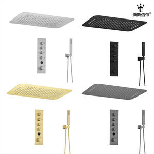 Juego de Ducha Multifuncional de Acero Inoxidable con Agua Fría y Caliente, con Patrón de Rociado Suave para Uso en Baños de Apartamentos - Product Image 6