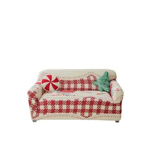 Funda de Sofá Elástica de Seda de Leche Navideña, Funda de Sofá Universal Antipolvo de Cobertura Total para Decoración de Sala de Estar - Product Image 4