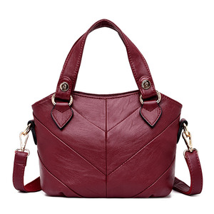 Wholesale Simple Shopping Bag Texture Handbag Women's Large Capacity Single Shoulder Diagonal <b>Tote</b> Bag New Women Bags - Product Image 1