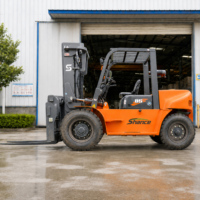 Chariot élévateur diesel polyvalent 8,5T 10T robuste pour la manutention en entrepôt, au port, dans la logistique des conteneurs et dans la construction