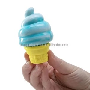 Nouveau produit : Ensemble de crème glacée réaliste Needoh - Jouets de crème glacée en forme de cône et de tube réalistes avec fonction de rebond lent - Product Image 5