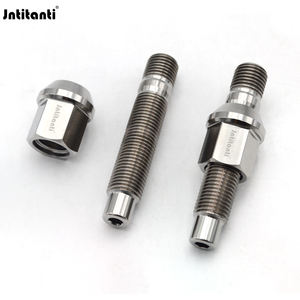 Nouveaux boulons de roue en alliage Ti-6Al-4V de grade 10.9, conversion de boulons de roue en écrous M12x1.5x78mm et M12x1.5x27mm pour voitures européennes - Product Image 4