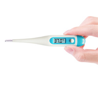 Termometer Elektronik Medis, Termometer Elektronik Digital Tahan Air Sensitif Tinggi Cepat Dibaca untuk Bayi