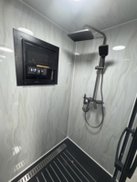 Casa Contenedor Expandible de 2 Pisos con Doble Terraza, Toldo, Habitaciones Superior e Inferior, Cocina, Baño, Villa Prefabricada 90% de Fábrica, Lista para Habitar