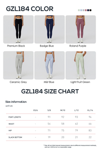 Leggings de yoga et de sport moulants, style européen et américain, avec étiquette personnalisée, taille haute, pour la course et le fitness, avec ceinture côtelée - Product Image 3