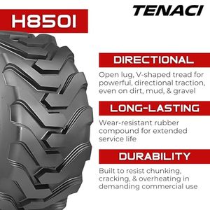 Neumático industrial para tractor agrícola, jardín, césped, minicargadora, 26x12-12, 26x12.00-12, H8501, 8PR, 12 pulgadas, TL - Product Image 3