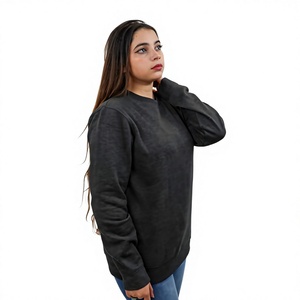Sudadera de Cuello Redondo para Mujer, Directo de Fábrica, con Logotipo Personalizado, Felpa Suave, Estilo Casual Urbano, Fabricante Mayorista OEM - Product Image 1
