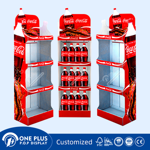 Chất lượng cao các tông sóng hiển thị đứng bán lẻ sàn hiển thị đứng tùy chỉnh uống bia rượu chai nước Rack hiển thị - Product Image 4