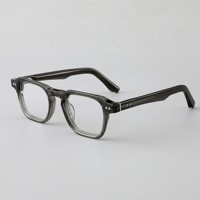 Lunettes de vue Finewell F3303 unisexes, rétro, tendance, ovales, en acétate, monture intégrale, écologiques, anti-lumière bleue, vision claire