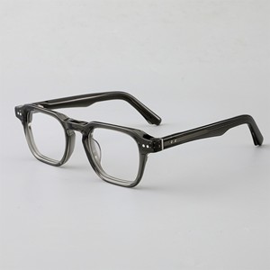 Finewell F3303 Unisex Retro Trendy Oval Acetate Full-Rim Eco-Friendly Anti-Blue Light Prescription Glasses Clear Vision - Product Image 4