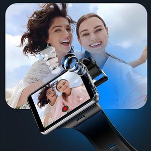 สมาร์ทวอทช์จอใหญ่ S999 กล้องคู่ ปี 2026 ขนาด 2.88 นิ้ว แบตเตอรี่ 2300 มิลลิแอมป์ ระบบปฏิบัติการ Android 11.0 หน่วยความจำ 64GB พร้อม GPS สำหรับผู้ชาย รองรับ WIFI 4G ใส่ซิมการ์ดได้ - Product Image 3