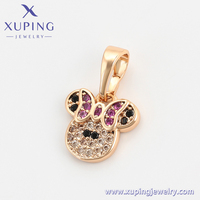 Xuping – bijoux de Collection en forme d'animal, breloque mignonne et élégante, pendentif plaqué or 18K