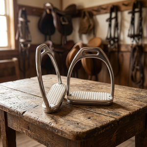 Cuerdas de Acero Inoxidable Blancas Personalizables de Alta Calidad para Montar a Caballo, Deportes Ecuestres, Todos los Tamaños, Marca Personalizada, Hecho en Pakistán - Product Image 2
