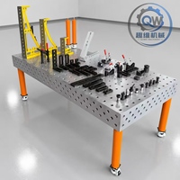 Table de soudage 3D robuste pour la soudure de châssis automobiles et de cadres de motos, plateforme de travail perforée flexible pour le soudage