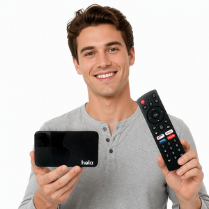 Boîtier TV 8K à fonctionnalités puissantes pour <span class=keywords><strong>streaming</strong></span>, lecteur Hola HiiTV LemonTV STB Android 15 avec Wi-Fi puissant et télécommande Bluetooth, sans IPTV OEM - Product Image 3