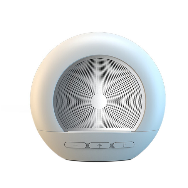 High Quality Mini Wireless Subwoofer Speaker Night Light Home Decor Audio Player Plays Music Memory Card Boxed Gift for Computer