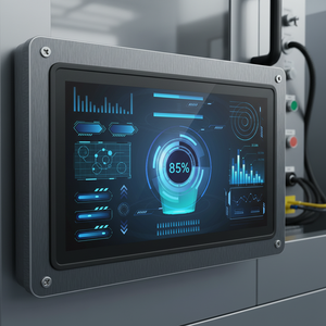 Industrie-All-in-One-PC Lüfterloser <span class=keywords><strong>Computer</strong></span> Panel-PC Touchscreen-Industrie-PC Lüfterloser Touchscreen-Industrie-Mini-PC - Product Image 1