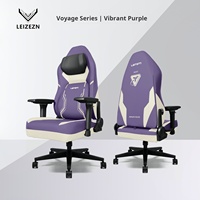 Chaise de jeu inclinable réglable, ergonomique, dossier haut, en cuir, chaise de bureau pour ordinateur avec accoudoirs 4D pour la maison, le bureau, la console PC