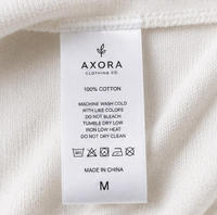 Étiquettes de soin personnalisées imprimées en satin, étiquettes de lavage lavables pour vêtements