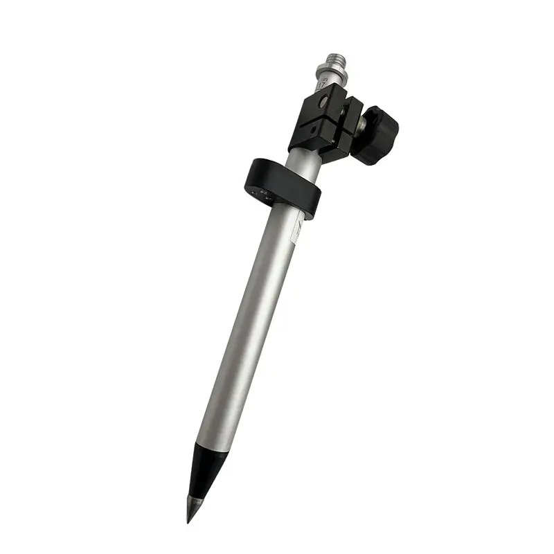 High quality 60cm 5/8 Thread Telescopic Mini Prism Pole with Bubble Level for Total Station Prism Pole