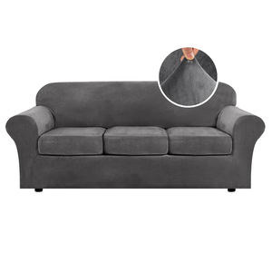 All'ingrosso moderno <span class=keywords><strong>copridivano</strong></span> ad angolo elasticizzato Set di <span class=keywords><strong>fodera</strong></span> in velluto lavabile <span class=keywords><strong>fodera</strong></span> per divano con fondo elastico antiscivolo - Product Image 3