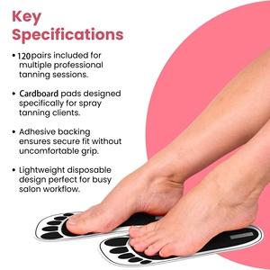 Almohadillas Adhesivas Desechables para Bronceado con Logotipo Personalizado para Salones de Belleza - Product Image 3