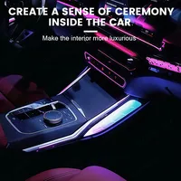 Éclairage de selle en cristal pour BMW Série 3 4 G20 G22 M3 M4 |   Synchronisation de la lumière ambiante à 11 couleurs pour voiture d'origine